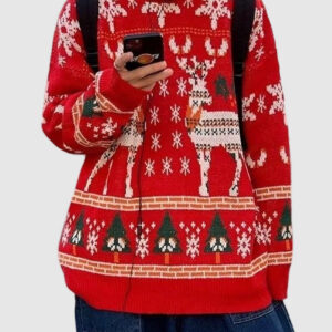 Men's Christmas Winter Deer Warm Sweater